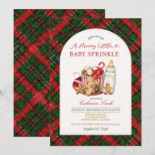 Merry little baby shower Melkfles marshmallow Kaart (Voorkant / Achterkant)