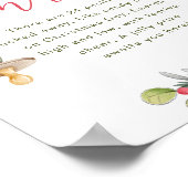 Merry Little Baby shower Pacifier Hunt Sign Poster (Hoek)