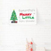 Merry Little Baby shower Spandoek (Insitu)