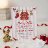 Merry Little Baby Shower Uitnodiging