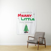Merry Little Baby shower Wandkleed (In situ)