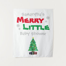 Merry Little Baby shower Wandkleed