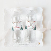 Merry Little Baby shower Waterfles Etiket