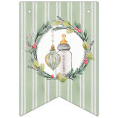 Merry Little Baby shower "Welcome Baby" Banner (Eerste vlag)