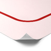 Merry Little Baby Shower Welcome Sign with Bow Poster (Hoek)