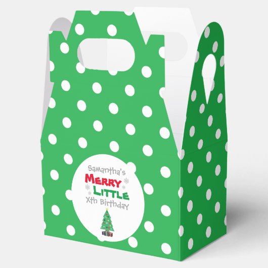 Merry Little Birthday Bedankdoosjes (Geopend)