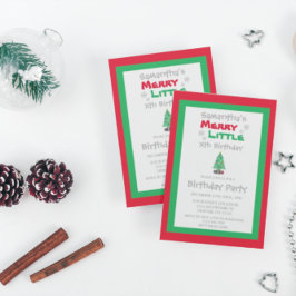 Merry Little Birthday Kaart