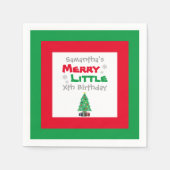 Merry Little Birthday Napkins Servet (Voorkant)