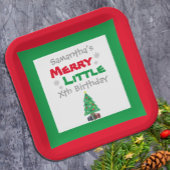 Merry Little Birthday Paper Bord