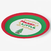 Merry Little Birthday Paper Borden Papieren Bordje (Gekanteld)