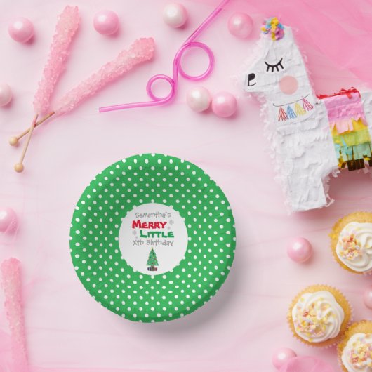 Merry Little Birthday Papieren Kommen (Feest)