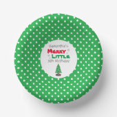 Merry Little Birthday Papieren Kommen (Voorkant)