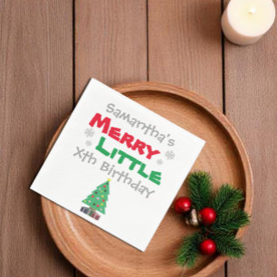 Merry Little Birthday Servet