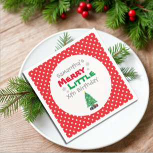 Merry Little Birthday Servet