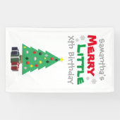 Merry Little Birthday Spandoek (Horizontaal)