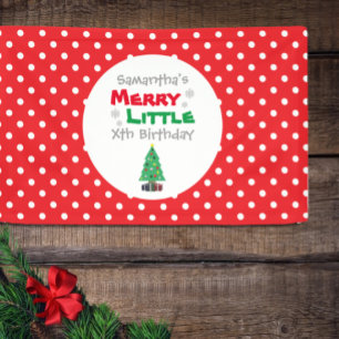 Merry Little Birthday Spandoek