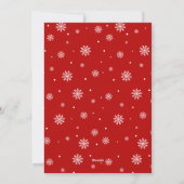 Merry Little Christmas, Baby First Photo Feestdagenkaart (Achterkant)