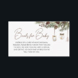 Merry Little Christmas Baby shower Boeken voor Bab Informatiekaartje<br><div class="desc">Verhoog uw baby shower met onze Christmas Baby shower Books voor Baby-kaart Printable, een heerlijke aanvulling op uw evenementendecor. Met charmante baby-motieven moedigt dit aanpasbare bord gasten aan om gekoesterde boeken voor de kleine bij te dragen. Personaliseer voor creëer een hartverwarmende sfeer die het plezier van het lezen vanaf het...</div>