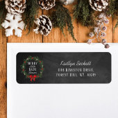 Merry Little Christmas Baby Shower Etiket