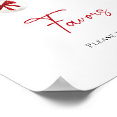 Merry Little Christmas Baby shower Favors Poster (Hoek)