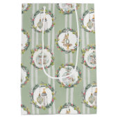 Merry Little Christmas Baby shower Gift Bag Medium Cadeauzakje (Achterkant)