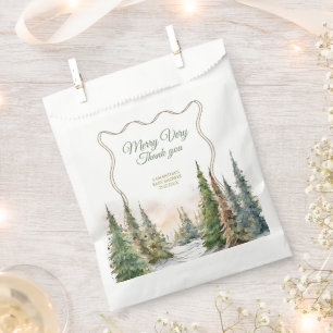 Merry Little Christmas Baby shower Gift Label Bedankzakje