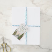 Merry Little Christmas Baby shower Gift Label Cadeaulabel (Met Touw)