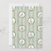 Merry Little Christmas Baby shower Krans Kaart (Achterkant)