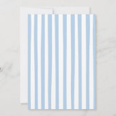 Merry Little Christmas Boy Baby Shower Invitation Kaart (Achterkant)