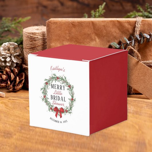 Merry Little Christmas Bruidsfeest Bedankdoosjes