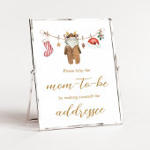 Merry Little Christmas Clothes Envelope Station Poster