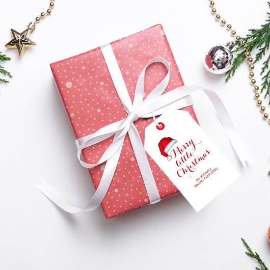 Merry Little Christmas Custom Cadeaulabel
