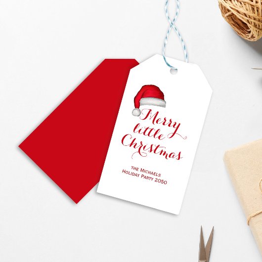 Merry Little Christmas Custom Cadeaulabel