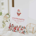 Merry Little Christmas Diaper Raffle Reclamebord Met Voetstuk<br><div class="desc">Maak je klaar voor wat vakantieplezier met dit vrolijke kleine kerstluier Raffle Pedestal Sign. Een speelse manier om gasten uit te nodigen om deel te nemen aan de loterij en je kleintje in feestelijke stijl te vieren! Shop het Collectie in onze winkel Cava Party Design.</div>