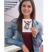 Merry Little Christmas Donkey, op maat Feestdagenkaart