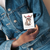 Merry Little Christmas Donkey, op maat Kaart