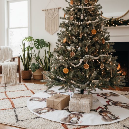 Merry Little Christmas Donkey, op maat Kerstboom Rok