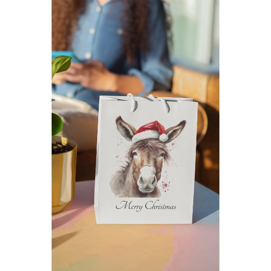 Merry Little Christmas Donkey, op maat Medium Cadeauzakje