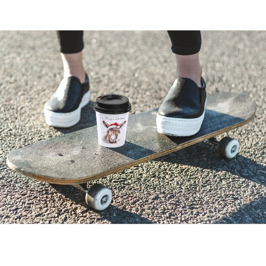 Merry Little Christmas Donkey, op maat Papieren Bekers