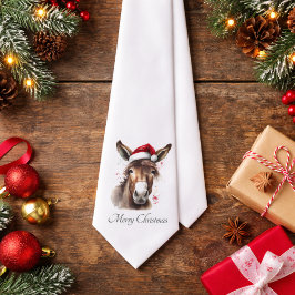 Merry Little Christmas Donkey, op maat Stropdas