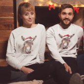 Merry Little Christmas Donkey, op maat T-shirt