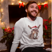 Merry Little Christmas Donkey, op maat T-shirt