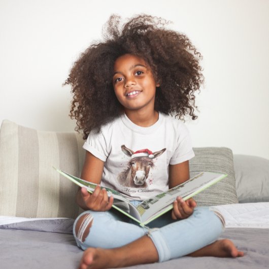 Merry Little Christmas Donkey, op maat T-shirt