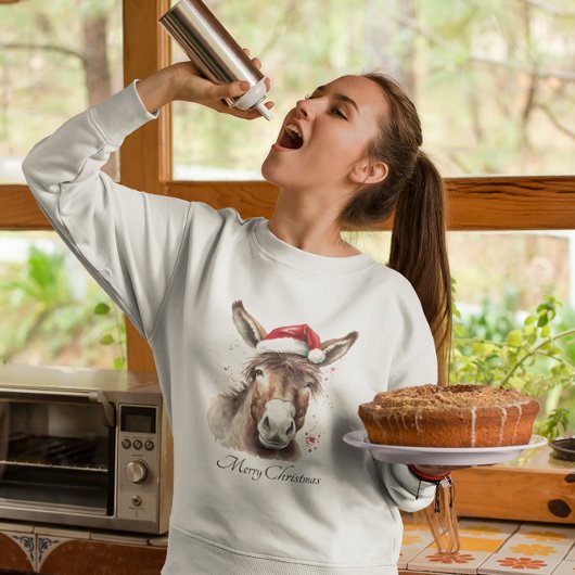 Merry Little Christmas Donkey, op maat Trui