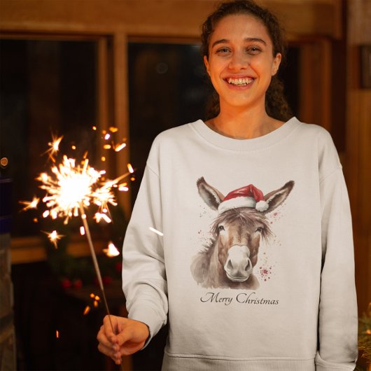 Merry Little Christmas Donkey, op maat Trui