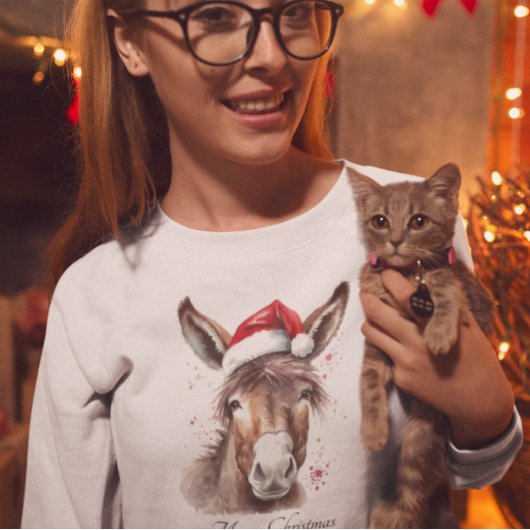 Merry Little Christmas Donkey, op maat Trui