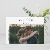 Merry Little Christmas Fun Paar Kaart (Staand voorkant)