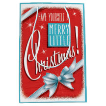 Merry Little Christmas Gift Bag - Medium tas