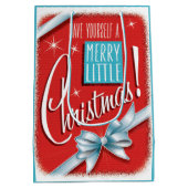 Merry Little Christmas Gift Bag - Medium tas Cadeauzakje (Achterkant)