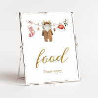 Merry Little Christmas Kleding Baby shower Eten